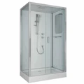 Душевая кабина Niagara Premium NG-6012-01QR (120х80х210) низкий поддон(16 см),стекло прозрачное,4 места 60120114QR