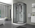 Душевая кабина Niagara Premium NG-6901-01 BLACK (90х90х210) низкий поддон(16 см),черный,стекло тонированное,4 места 69010134BLACK