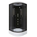 Душевая кабина Niagara Classic NG-6501-14G (90х90х215) средний поддон(26см),черный,стекло тонированное,4 места 65011434G