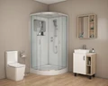 Душевая кабина Niagara Premium NG-6001-01 (90х90х210) низкий поддон(16 см),стекло прозрачное,4 места 60010114