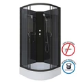 Душевая кабина Niagara Classic NG-6501-14BK (90х90х200) средний поддон(26см),черный,стекло тонированное,4 места 65011434BK