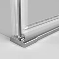 Душевое ограждение Niagara Nova NG-6632-34 (100х100х195) квадрат,хром,дверь распашная,стекло прозрачное,1 место NG-6632-34