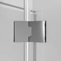 Душевое ограждение Niagara Nova NG-6632-34 (100х100х195) квадрат,хром,дверь распашная,стекло прозрачное,1 место NG-6632-34