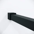Душевая перегородка Niagara Nova NG-582-12BLACK (120х200) черный матовый,стекло белый градиент,1 место NG-582-12BLACK