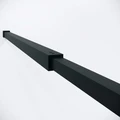 Душевая перегородка Niagara Nova NG-582-10BLACK (100х200) черный матовый,стекло белый градиент,1 место NG-582-10BLACK