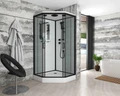 Душевая кабина Niagara Premium NG-6902-01D BLACK (100х100х220) низкий поддон(16 см),черный,стекло тонированное,4 места 69020134DBLACK