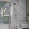 Душевое ограждение Niagara Nova NG-6631-34 (90х90х195) квадрат,хром,дверь распашная,стекло прозрачное,1 место NG-6631-34