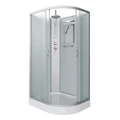 Душевая кабина Niagara Classic NG-3312-14LBKT (120х80х210) низкий поддон(13см),стекло матовое,3 места 33121423LBKT