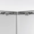 Душевое ограждение Niagara Nova NG-6624-34 (100х100х195) квадрат,двери раздвижные,хром,стекло прозрачное,1 место NG-6624-34