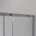 Душевое ограждение Niagara Nova NG-6624-34 (100х100х195) квадрат,двери раздвижные,хром,стекло прозрачное,1 место NG-6624-34