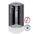 Душевая кабина Niagara Classic NG-2507-14F (80х80х215) высокий поддон(40см),стекло тонированное,4 места 25071434F