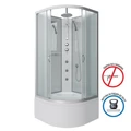Душевая кабина Niagara Classic NG-2307-14BKTG (80х80х210) высокий поддон(40см),стекло матовое,4 места 23071424BKTG