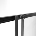 Душевое ограждение Niagara Nova NG-6830-34ВLACK (100х100х195) квадрат,черный матовый,двери раздвижные,стекло прозрачное,1 место NG-6830-34BLACK