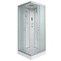Душевая кабина Niagara Classic NG-1101-14P (90х90х215) низкий поддон(13см),стекло матовое,3 места с полкой 11011423P