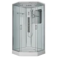 Душевая кабина Niagara Premium NG-6001-01GD (90х90х220) низкий поддон(16 см),стекло прозрачное,4 места 60010114GD