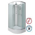 Душевая кабина Niagara Classic NG-33094-14LBKT (100х90х210) средний поддон(26см),стекло матовое,4 места 330944LBKT