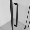 Душевое ограждение Niagara Nova NG-6831-34ВLACK (90х90х195) квадрат,черный матовый,двери распашные,стекло прозрачное,1 место NG-6831-34BLACK