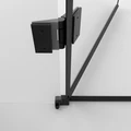 Душевое ограждение Niagara Nova NG-6831-34ВLACK (90х90х195) квадрат,черный матовый,двери распашные,стекло прозрачное,1 место NG-6831-34BLACK
