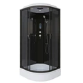 Душевая кабина Niagara Classic NG-6501-14P (90х90х215) средний поддон(26см),черный,стекло тонированное,4 места 65011434P