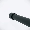 Душевая перегородка Niagara Nova NG-671-12BLACK (120х200) черный матовый,раздвижная,стекло прозрачное,1 место NG-671-12BLACK