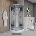 Душевая кабина Niagara Ultra NG-702-01 (100х100х220) низкий поддон(16см),стекло прозрачное с рисунком,4 места 7020164