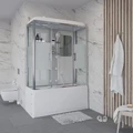 Душевая кабина Niagara Ultra NG-3150-01 (150х70х220) высокий поддон(56см),стекло матовое,4 места 31500164
