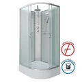 Душевая кабина Niagara Classic NG-33184-14LBKT (110х80х210) средний поддон(26см),стекло матовое,4 места 331844LBKT