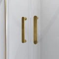 Душевое ограждение Niagara Nova NG-6407-08GOLD (100х100х195) четверть круга,золото,двери раздвижные,стекло прозрачное,1 место 64070811GOLD