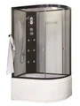 Душевая кабина Niagara Ultra NG-1910-01L (120х80х220) высокий поддон(48см),черный,стекло тонированное,4 места 19100134L
