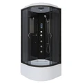 Душевая кабина Niagara Classic NG-6508-14F (90х90х215) высокий поддон(40см),черный,стекло тонированное,4 места 65081434F