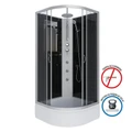 Душевая кабина Niagara Classic NG-3501-14BKTG (90х90х210) средний поддон(26см),стекло тонированное,4 места 35011434BKTG