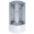 Душевая кабина Niagara Ultra NG-709-01 (100х100х220) высокий поддон(48см),стекло прозрачное с рисунком,4 места 7090164
