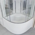 Душевая кабина Niagara Ultra NG-709-01 (100х100х220) высокий поддон(48см),стекло прозрачное с рисунком,4 места 7090164