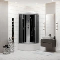 Душевая кабина Niagara Classic NG-2509-14P (100х100х215) высокий поддон(40см),стекло тонированное,4 места 25091434P