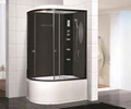 Душевая кабина Niagara Ultra NG-214-01RN (120х80х220) высокий поддон(48см),черный,стекло тонированное,4 места 2140134RN