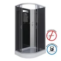 Душевая кабина Niagara Classic NG-3512-14RBK (120х80х200) низкий поддон(13см),стекло тонированное,3 места 35121433RBK