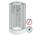 Душевая кабина Niagara Classic NG-3302-14P (100х100х215) средний поддон(26см),стекло матовое,4 места 33021424P