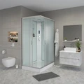 Душевая кабина Niagara Classic NG-43285-14QP (120х80х215) низкий поддон(13см),стекло матовое,3 места 432853QP
