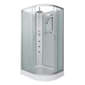Душевая кабина Niagara Classic NG-3312-14LBKTG (120х80х210) низкий поддон(13см),стекло матовое,3 места 33121423LBKTG