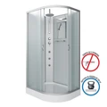 Душевая кабина Niagara Classic NG-3312-14LBKTG (120х80х210) низкий поддон(13см),стекло матовое,3 места 33121423LBKTG
