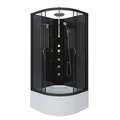 Душевая кабина Niagara Classic NG-6508-14BKTG (90х90х210) высокий поддон(40см),черный,стекло тонированное,4 места 65081434BKTG