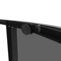 Душевое ограждение Niagara Nova NG-2825-34BLACK (80х80х195) четверть круга,черный матовый,двери раздвижные,стекло тонированное,1 место NG-2825-34BLACK
