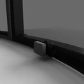 Душевое ограждение Niagara Nova NG-2825-34BLACK (80х80х195) четверть круга,черный матовый,двери раздвижные,стекло тонированное,1 место NG-2825-34BLACK