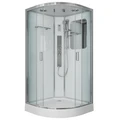 Душевая кабина Niagara Premium NG-6001-01G (90х90х210) низкий поддон(16 см),стекло прозрачное,4 места 60010114G