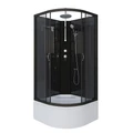 Душевая кабина Niagara Classic NG-6508-14BKT (90х90х210) высокий поддон(40см),черный,стекло тонированное,4 места 65081434BKT
