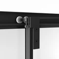 Душевое ограждение Niagara Nova NG-6835-34ВLACK (100х100х195) квадрат,черный матовый,двери раздвижные,стекло прозрачное,1 место NG-6835-34BLACK