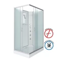 Душевая кабина Niagara Classic NG-43185-14QBKG (110х80х200) низкий поддон(13см),стекло матовое,3 места 431853QBKG