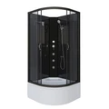 Душевая кабина Niagara Classic NG-6508-14BKG (90х90х200) высокий поддон(40см),черный,стекло тонированное,4 места 65081434BKG