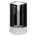 Душевая кабина Niagara Classic NG-2507-14BK (80х80х200) высокий поддон(40см),стекло тонированное,4 места 25071434BK
