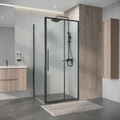 Душевое ограждение Niagara Nova NG-34-9AGR-A80GR-34 (90х80х195) прямоугольник,раздвижная,графит,стекло прозрачное,2 места NG-34-9AGR-A80GR-34